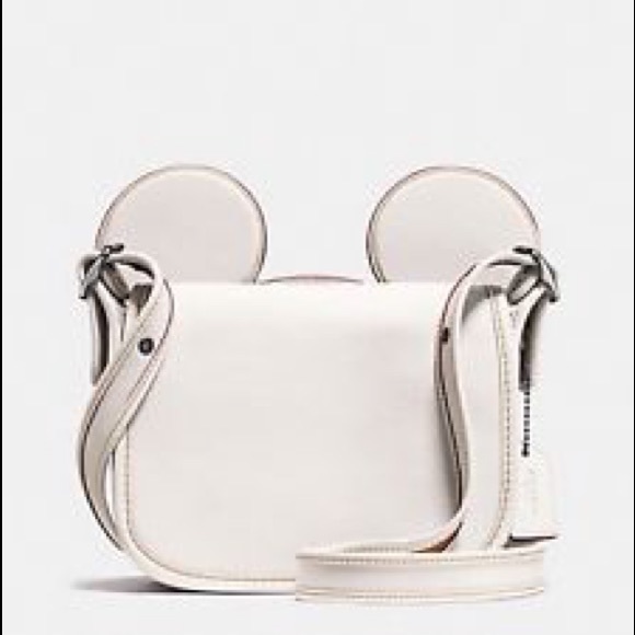 🎉Black Friday Coach Disney Mickey Ear Leather Bag - Picture 2 of 8